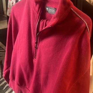 Bling Quarter Zip Sweatshirt VS pants bling down sides